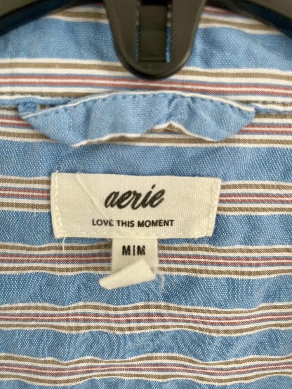 aerie Blue and White Striped Pajama Set - Picture 3 of 9